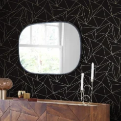 Next Scatter Geometric Black Wallpaper -Cheap Deco Casa Store 13827401 2744969471950264