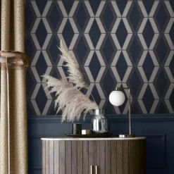 Next Optical Triangle Navy Wallpaper 7 Next Optical Triangle Navy Wallpaper -Cheap Deco Casa Store 13827404 3474969468042851