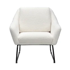 Evelyn Metal Frame Chair - Boucle -Cheap Deco Casa Store 13863937 1374978553698266