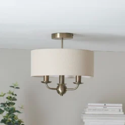 Chippenham 3 Light Flush Ceiling Light -Cheap Deco Casa Store 13864149 1584977253842453
