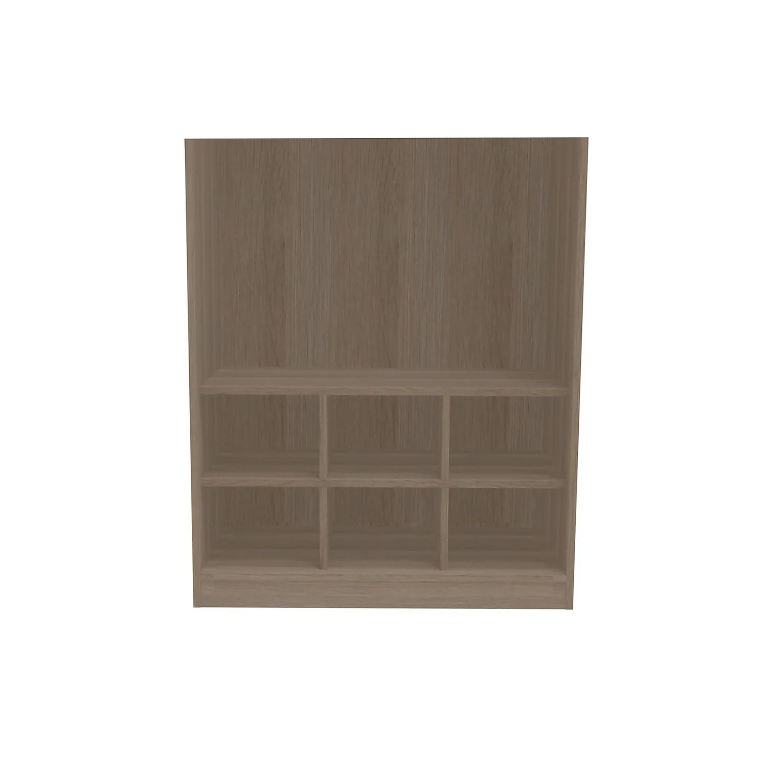 House Beautiful Internal Storage For Double Wardrobe, Pigeon Hole - Oak Effect 1 House Beautiful Internal Storage For Double Wardrobe, Pigeon Hole - Oak Effect