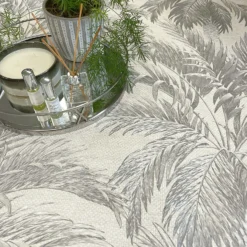 Belgravia Décor Palm Tree Textured Silver Wallpaper 7 Belgravia Décor Palm Tree Textured Silver Wallpaper -Cheap Deco Casa Store 13909587 6574981674065073