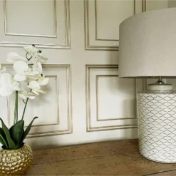 Belgravia Décor Forbidden Fruit Panel Smooth Cream Wallpaper A4 Size Sample -Cheap Deco Casa Store 13909640 1224983498948306