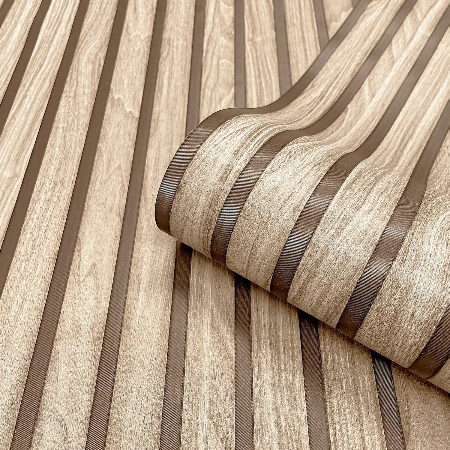 Belgravia Décor Wood Slat Textured Light Oak Wallpaper 1 Belgravia Décor Wood Slat Textured Light Oak Wallpaper