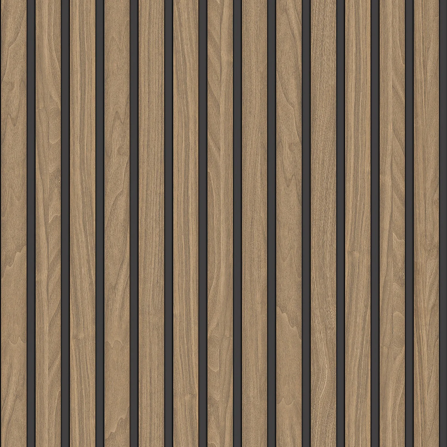 Belgravia Décor Wood Slat Textured Walnut Wallpaper 3 Belgravia Décor Wood Slat Textured Walnut Wallpaper - Image 3