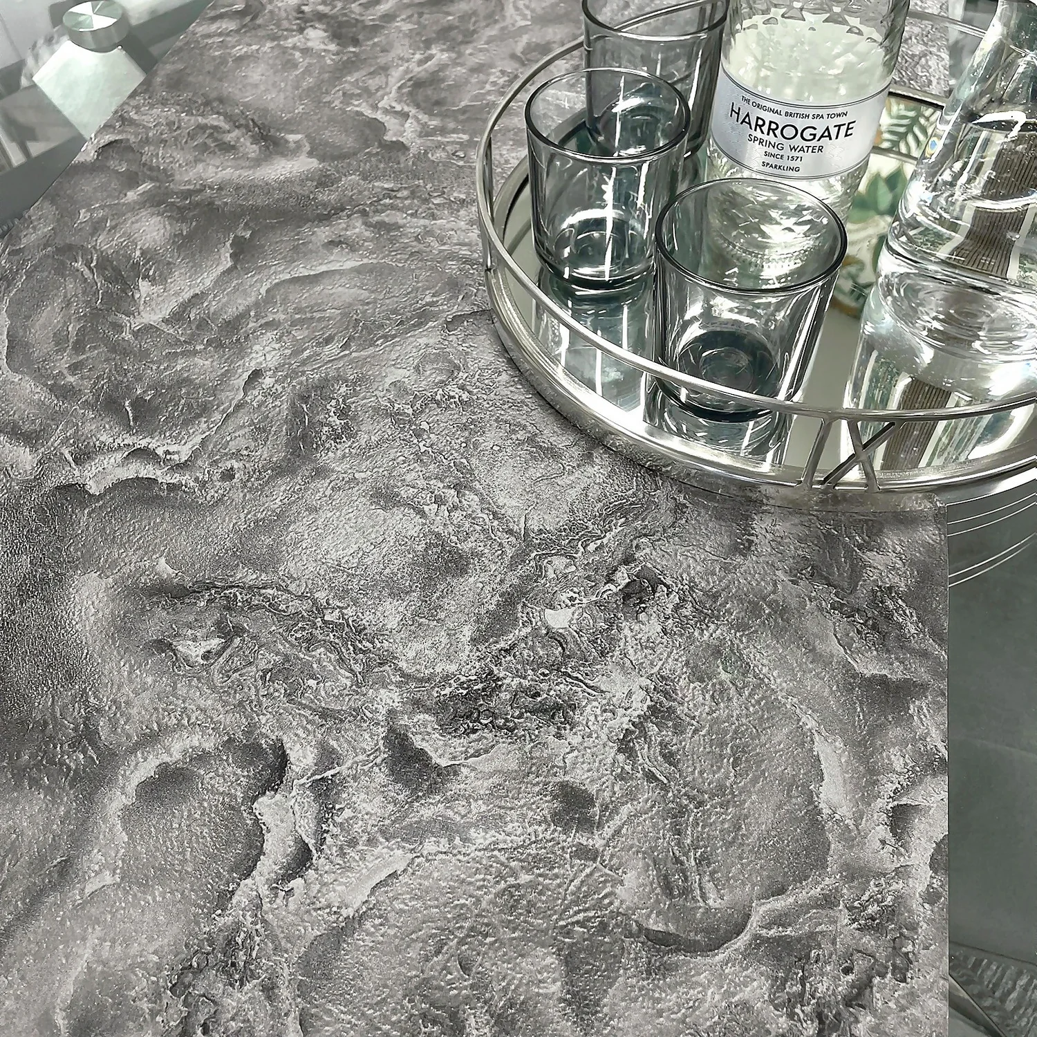 Belgravia Décor Marble Textured Grey Wallpaper 4 Belgravia Décor Marble Textured Grey Wallpaper - Image 4