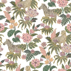 Galerie Zebra Green Large Wallpaper Sample