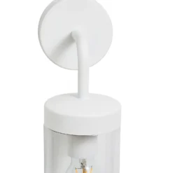 Kew Curved Arm E27 Outdoor Wall Light - Ivory -Cheap Deco Casa Store 13924366 6684980108624636