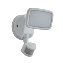 Lynn LED Outdoor Floodlight With PIR Sensor (IP65) - White -Cheap Deco Casa Store 13924379 1484980108747339