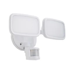 Lynn 2 Light LED Outdoor Floodlight With PIR Sensor (IP65) - White 6 Lynn 2 Light LED Outdoor Floodlight With PIR Sensor (IP65) - White -Cheap Deco Casa Store 13924386 1744980108465447