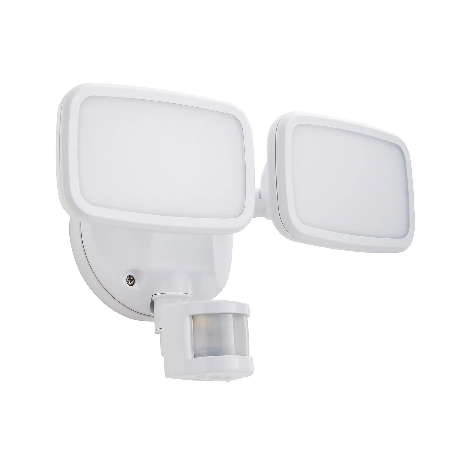 Lynn 2 Light LED Outdoor Floodlight With PIR Sensor (IP65) - White 3 Lynn 2 Light LED Outdoor Floodlight With PIR Sensor (IP65) - White - Image 3