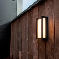 Lutec Qubo LED Rectangle Outdoor Wall Light - Anthracite -Cheap Deco Casa Store 13950212 8694993052329725