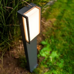 Lutec Qubo LED Outdoor Bollard Light - Anthracite 8 Lutec Qubo LED Outdoor Bollard Light - Anthracite -Cheap Deco Casa Store 13950213 1584993071774315