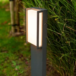 Lutec Qubo LED Outdoor Bollard Light - Anthracite 9 Lutec Qubo LED Outdoor Bollard Light - Anthracite -Cheap Deco Casa Store 13950213 1864993071817686