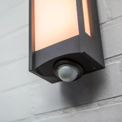 Lutec Qubo LED Outdoor Wall Light With PIR Motion Sensor - Anthracite 8 Lutec Qubo LED Outdoor Wall Light With PIR Motion Sensor - Anthracite -Cheap Deco Casa Store 13950215 1054993052512797