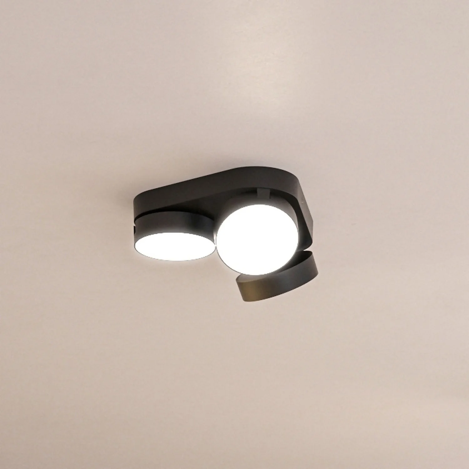 Lutec Stanos LED Indoor Ceiling Light With Lutec Connect Technology - Black - IP20 1 Lutec Stanos LED Indoor Ceiling Light With Lutec Connect Technology - Black - IP20