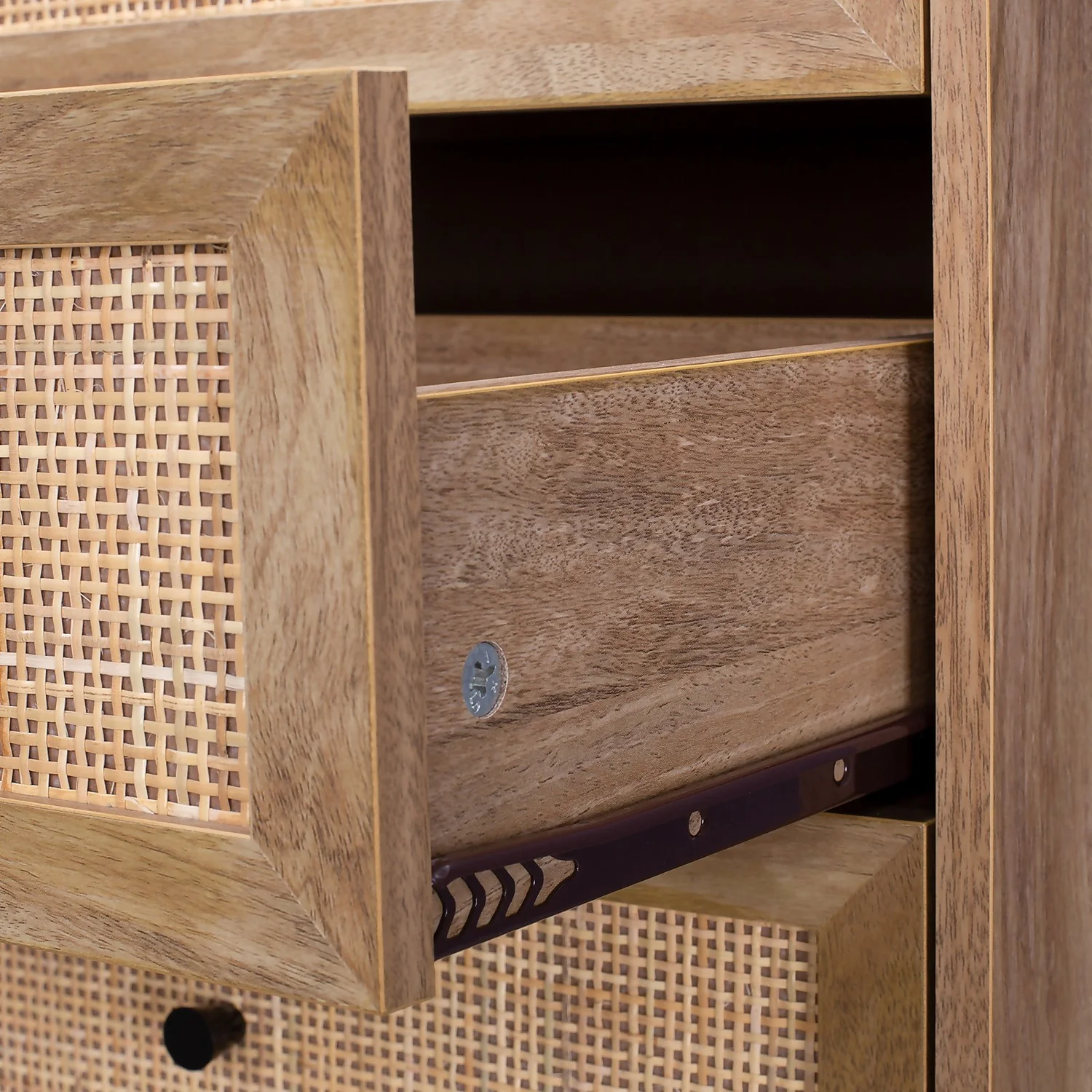 Kubu Rattan 5 Drawer Tallboy 6 Kubu Rattan 5 Drawer Tallboy - Image 6