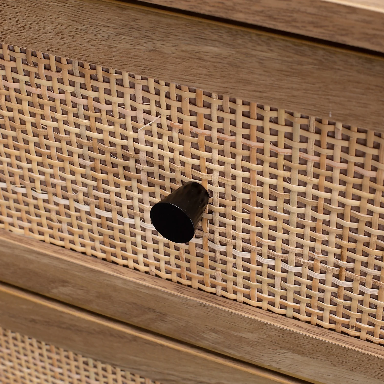 Kubu Rattan 5 Drawer Tallboy 8 Kubu Rattan 5 Drawer Tallboy - Image 8