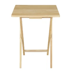 Wooden Folding Table - Natural 10 Wooden Folding Table - Natural -Cheap Deco Casa Store 13954127 8715012830696152
