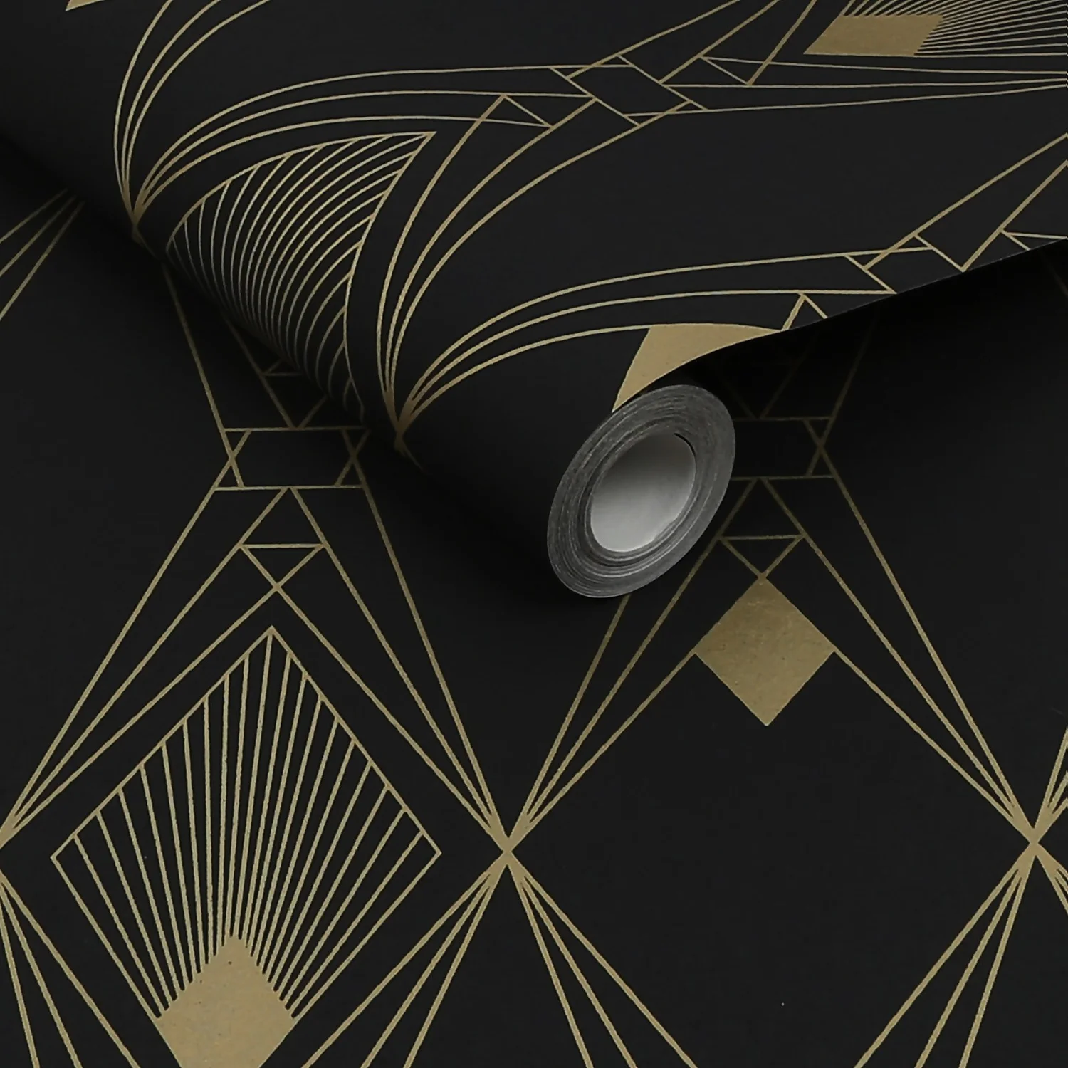 Next Deco Geometric Black Wallpaper 3 Next Deco Geometric Black Wallpaper - Image 3