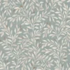 Next Ditsy Leaf Duck Egg Wallpaper