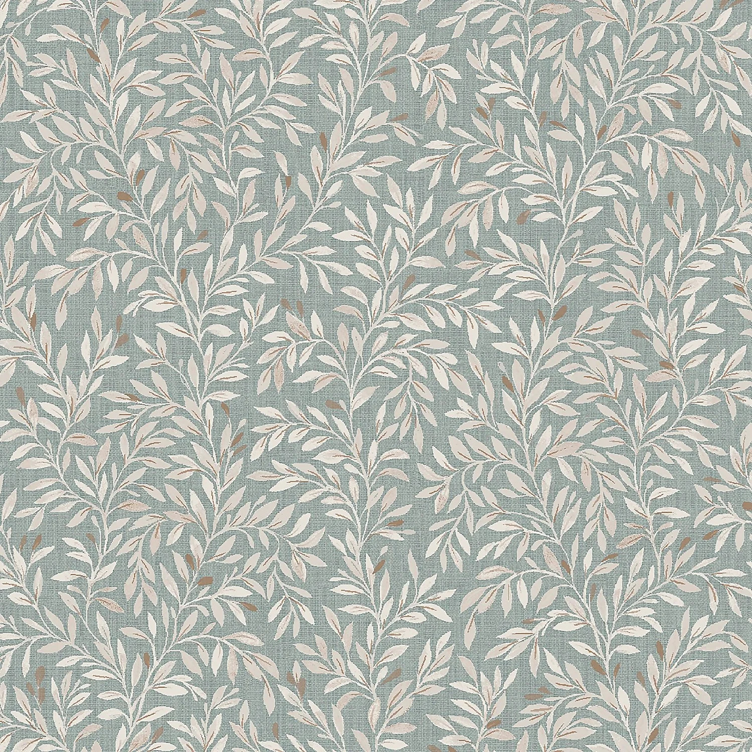 Next Ditsy Leaf Duck Egg Wallpaper 4 Next Ditsy Leaf Duck Egg Wallpaper - Image 4