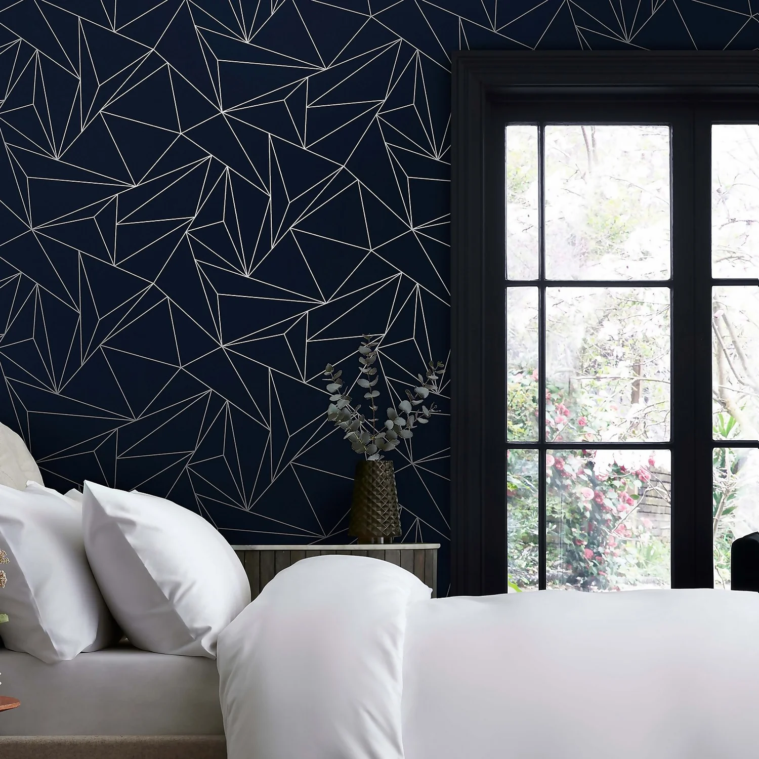 Next Scatter Geo Navy Wallpaper 2 Next Scatter Geo Navy Wallpaper - Image 2