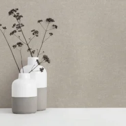 Grandeco Chenille Texture Plain Silver Textured Mid Sheen Wallpaper -Cheap Deco Casa Store 13980235 5614998777334599