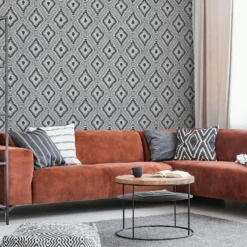 Superfresco Colours Aztec Geo Mono Wallpaper 9 Superfresco Colours Aztec Geo Mono Wallpaper -Cheap Deco Casa Store 13991826 2745003726891121