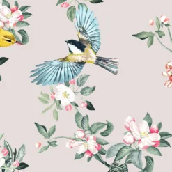 Joules Handford Garden Birds Antique Crème Wallpaper -Cheap Deco Casa Store 13991839 1415003723050371