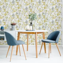 Fresco Watercolour Leaves Ochre Wallpaper 6 Fresco Watercolour Leaves Ochre Wallpaper -Cheap Deco Casa Store 13991874 4335003724988761