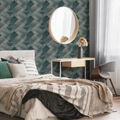 Superfresco Easy Kaleidoscope Emerald Wallpaper 7 Superfresco Easy Kaleidoscope Emerald Wallpaper -Cheap Deco Casa Store 13991892 1455003725839762