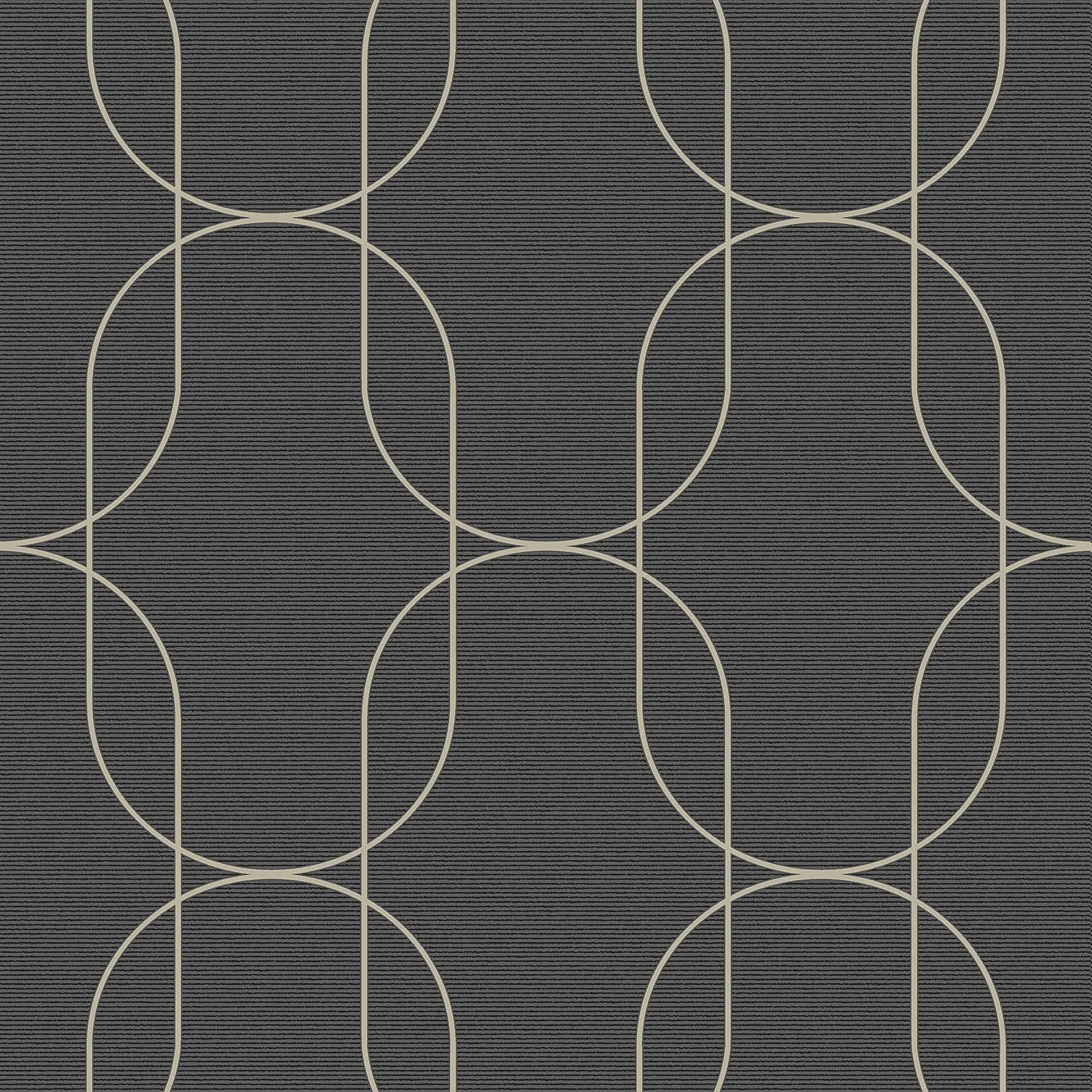 Superfresco Colours Eternity Black And Gold Wallpaper 2 Superfresco Colours Eternity Black And Gold Wallpaper - Image 2