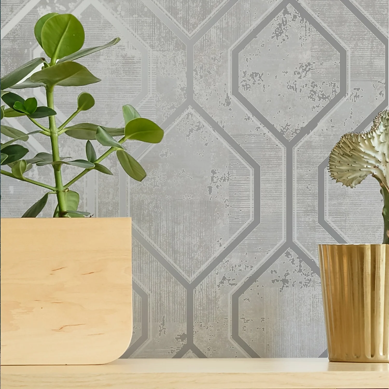 Superfresco Colours Armature Silver Wallpaper 4 Superfresco Colours Armature Silver Wallpaper - Image 4