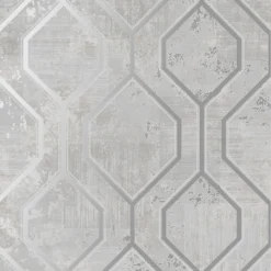 Superfresco Colours Armature Silver Wallpaper