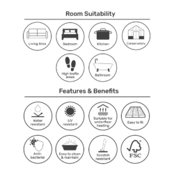 EGGER HOME Natural Creston Oak 8mm Aqua+ Laminate Flooring 8 EGGER HOME Natural Creston Oak 8mm Aqua+ Laminate Flooring -Cheap Deco Casa Store 13999102 8335014868466066