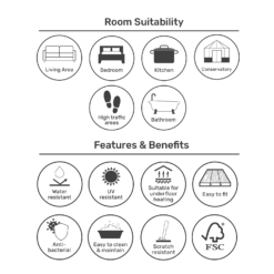 EGGER HOME Light Redmond Oak 8mm Aqua+ Laminate Flooring -Cheap Deco Casa Store 13999103 1775014868565222