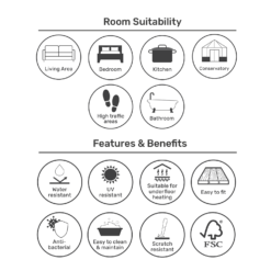 EGGER HOME Light Grey Bolton Oak 8mm Aqua+ Laminate Flooring -Cheap Deco Casa Store 13999104 1205014868729802