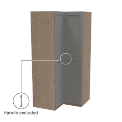 House Beautiful Realm Corner Wardrobe, Oak Effect Carcass - Grey Shaker Doors (W) 1053mm X (H) 2196mm 6 House Beautiful Realm Corner Wardrobe, Oak Effect Carcass - Grey Shaker Doors (W) 1053mm X (H) 2196mm -Cheap Deco Casa Store 13999751 1265012795476761