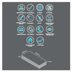 None Rigid Core Marble Tile Luxury Vinyl Flooring - Flooring Sample -Cheap Deco Casa Store 14186442 2125009721282789