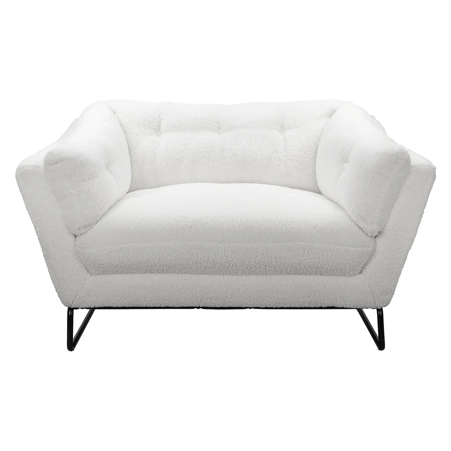 The Snuggler Button Chair - Boucle 2 The Snuggler Button Chair - Boucle - Image 2