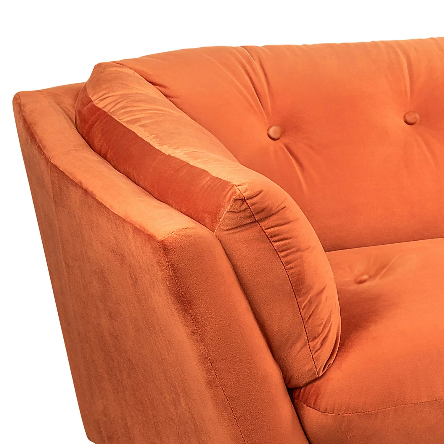 The Snuggler Button Chair - Burnt Orange 4 The Snuggler Button Chair - Burnt Orange - Image 4