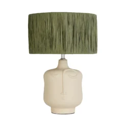Face Table Lamp - Sage 8 Face Table Lamp - Sage -Cheap Deco Casa Store 14232791 1505020297778016
