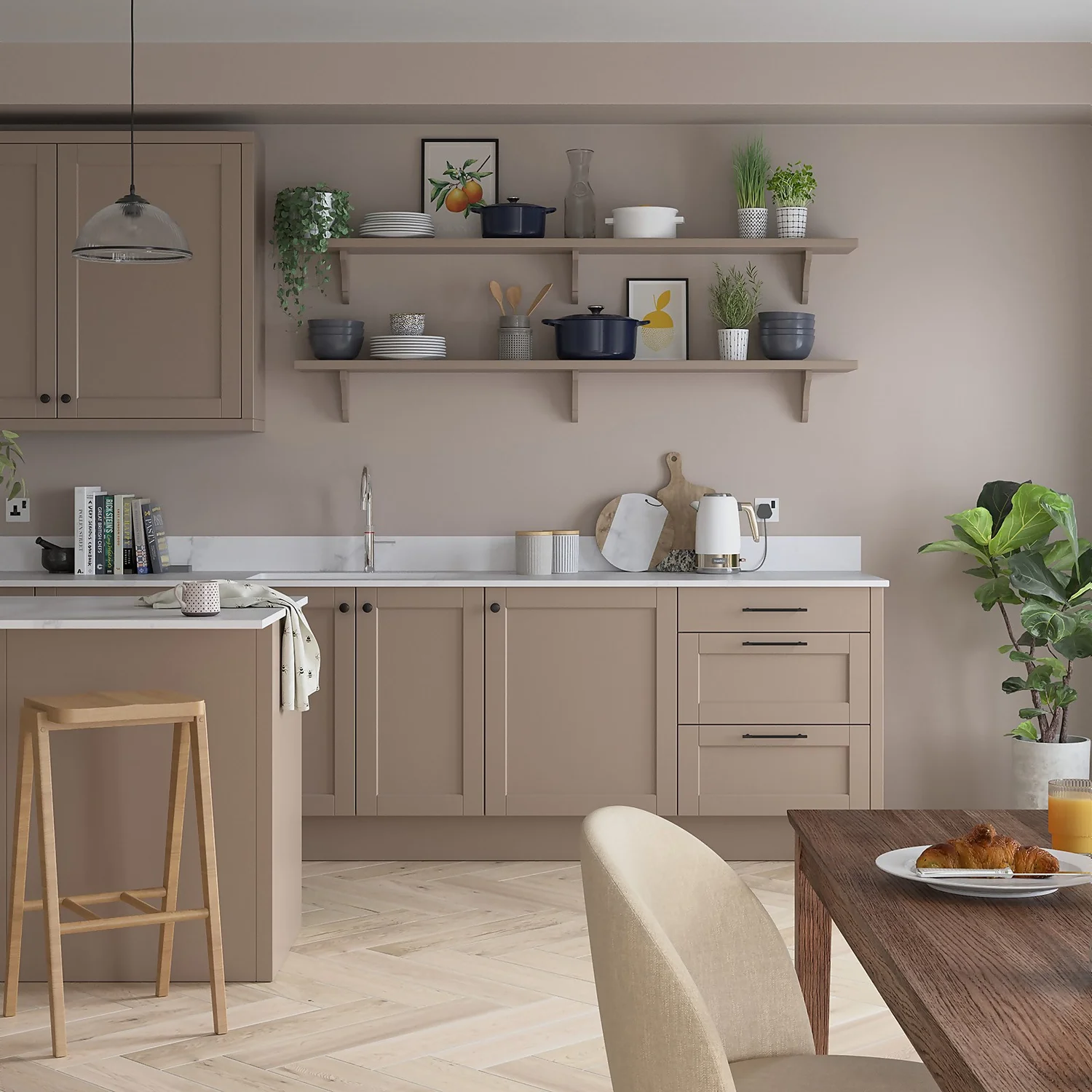 Dulux Easycare Kitchen Paint Pressed Putty - Tester 30ml 2 Dulux Easycare Kitchen Paint Pressed Putty - Tester 30ml - Image 2