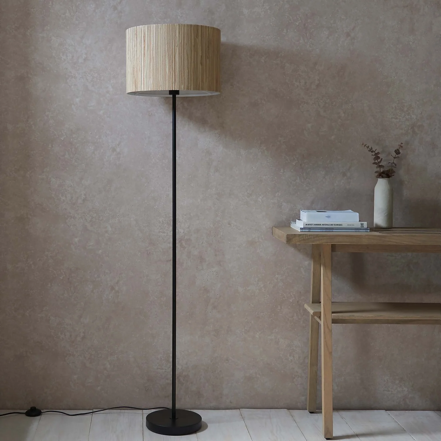 Caen Floor Lamp - Natural 3 Caen Floor Lamp - Natural - Image 3