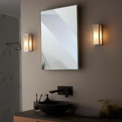 Daltra Small Bathroom Wall Light - Chrome Effect -Cheap Deco Casa Store 14301804 1775038440050841