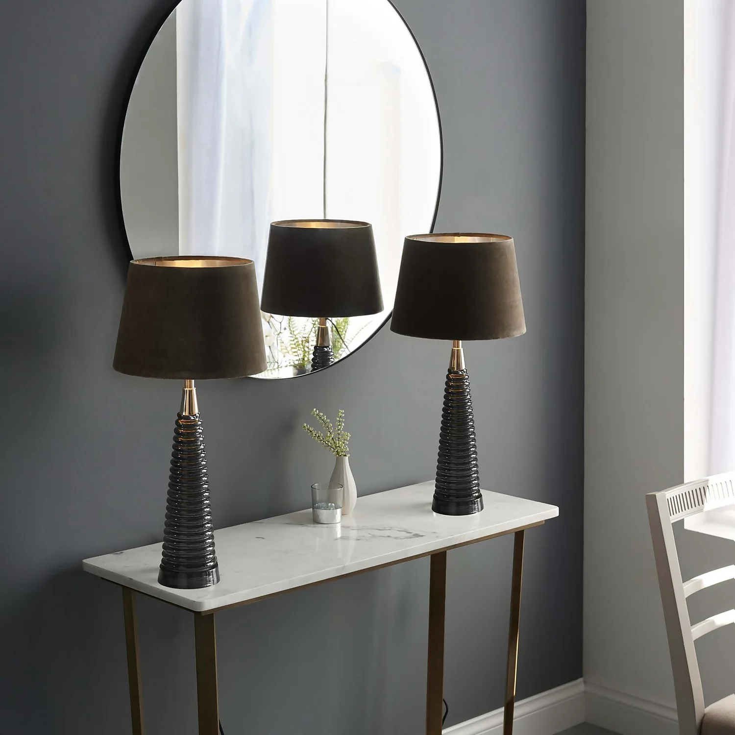 Fearn Table Lamp - Charcoal 5 Fearn Table Lamp - Charcoal - Image 5
