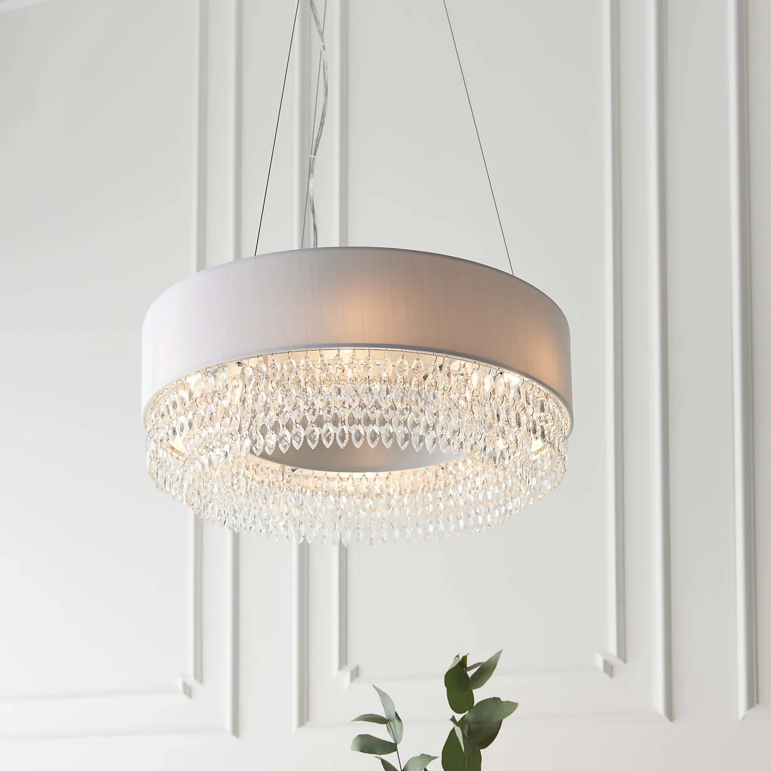 Langwell Pendant Ceiling Light - Grey 1 Langwell Pendant Ceiling Light - Grey