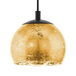 Eglo Albaraccin Pendant Ceiling Light - Black & Gold -Cheap Deco Casa Store 14302950 1565038223013150