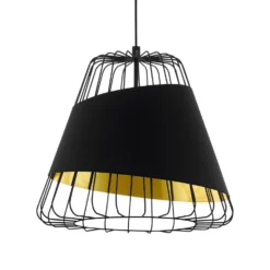 Eglo Austell Pendant Ceiling Light - Black & Gold -Cheap Deco Casa Store 14302951 1155038223057475
